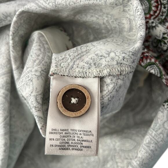 Maeve Kaleidoscope Button-Front Pencil Skirt Women’s 18W Geometric Print Neutral - Picture 6 of 8